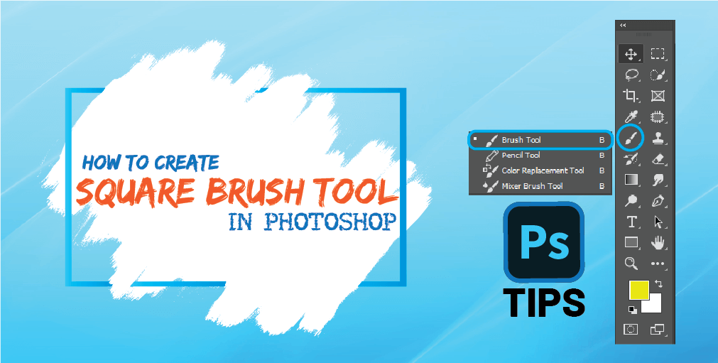 brush square photoshop